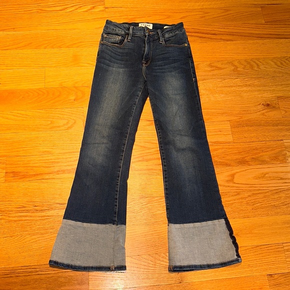 Frame Denim Le Crop Mini Boot Size 24 - Picture 1 of 7